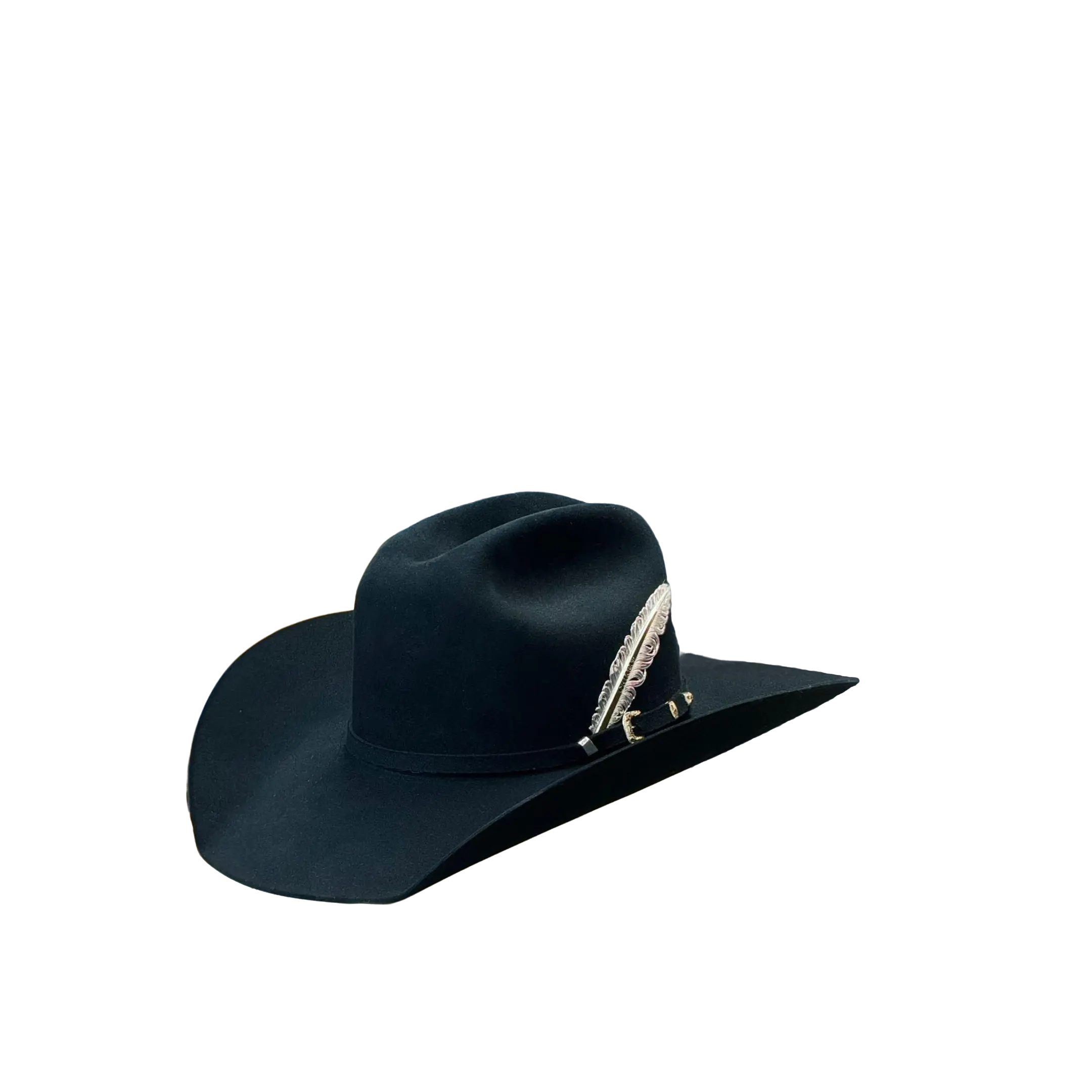 STETSON 30X Black El Patron Classic Trucker Hat with 3-Piece Buckle Accents Snapback Adjustable Stylish Hat