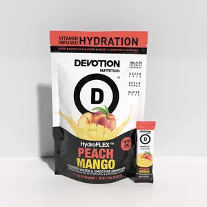 Devotion Nutrition HydroFLEX Vitamin Infused Hydration | 12-PK Peach Mango