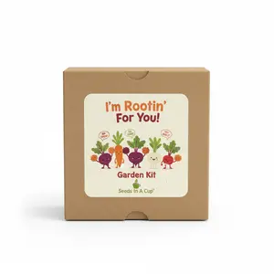 I'm Rootin' For You! Garden Kit | Carrot, Beet, Turnip & Radish | Seeds In A Cup®