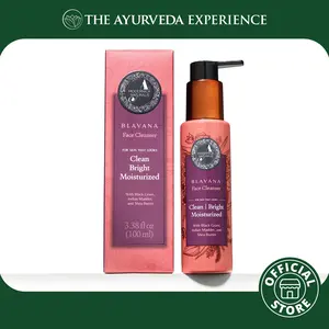 Blavana Face Cleanser – Cleans, Moisturizes, Brightens, Dry, Dull, Aging Skin - Revolutionary Formula with Black Gram - Best Face Cleanser for Mature Skin - With Clinically Tested Ingredients