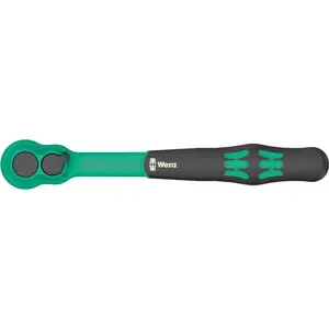 WERA 05005540001 8010 B Zyklop Comfort Ratchet, with reversing lever, with 3/8" drive, 3/8" x 230 mm