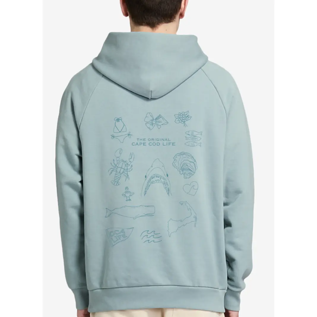 CC4Life Cape Icon Hoodie heavy Weight Dusty Aqua