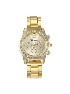 2-piece exquisite and versatile women's watch set, fashionable quartz watch, casual steel strip watch, women's watch set