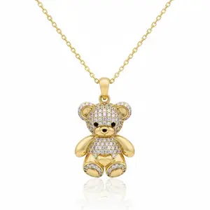 Sweet Bear Hug Necklace