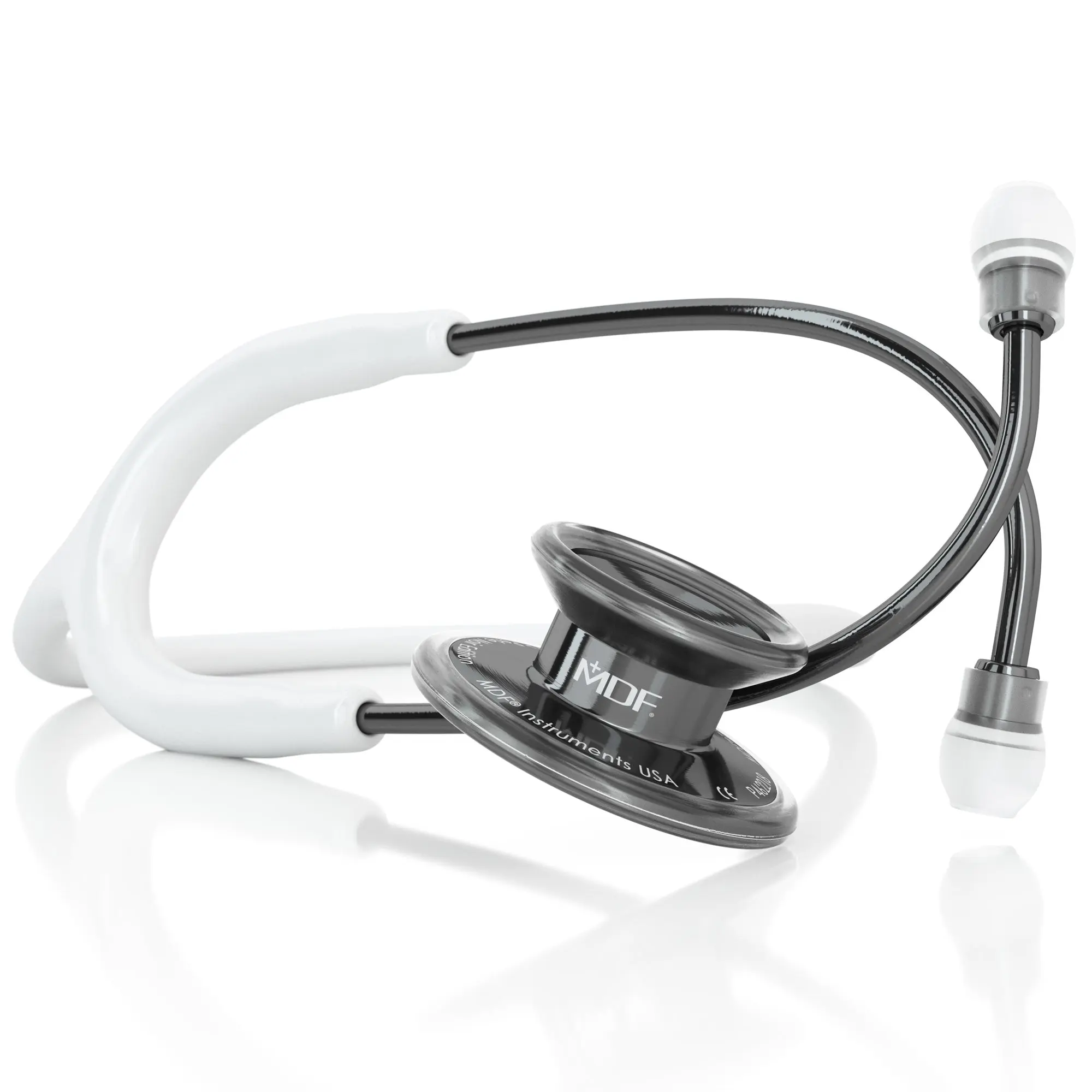 MD One® Adult Stethoscope - White/Perla Noire
