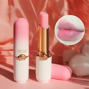 Peach Color Change Lipstick Non-Stick Cup Jelly Lipstick Moisturizing Moisturizing Color Change Lip Balm Warm Change Lip Balm