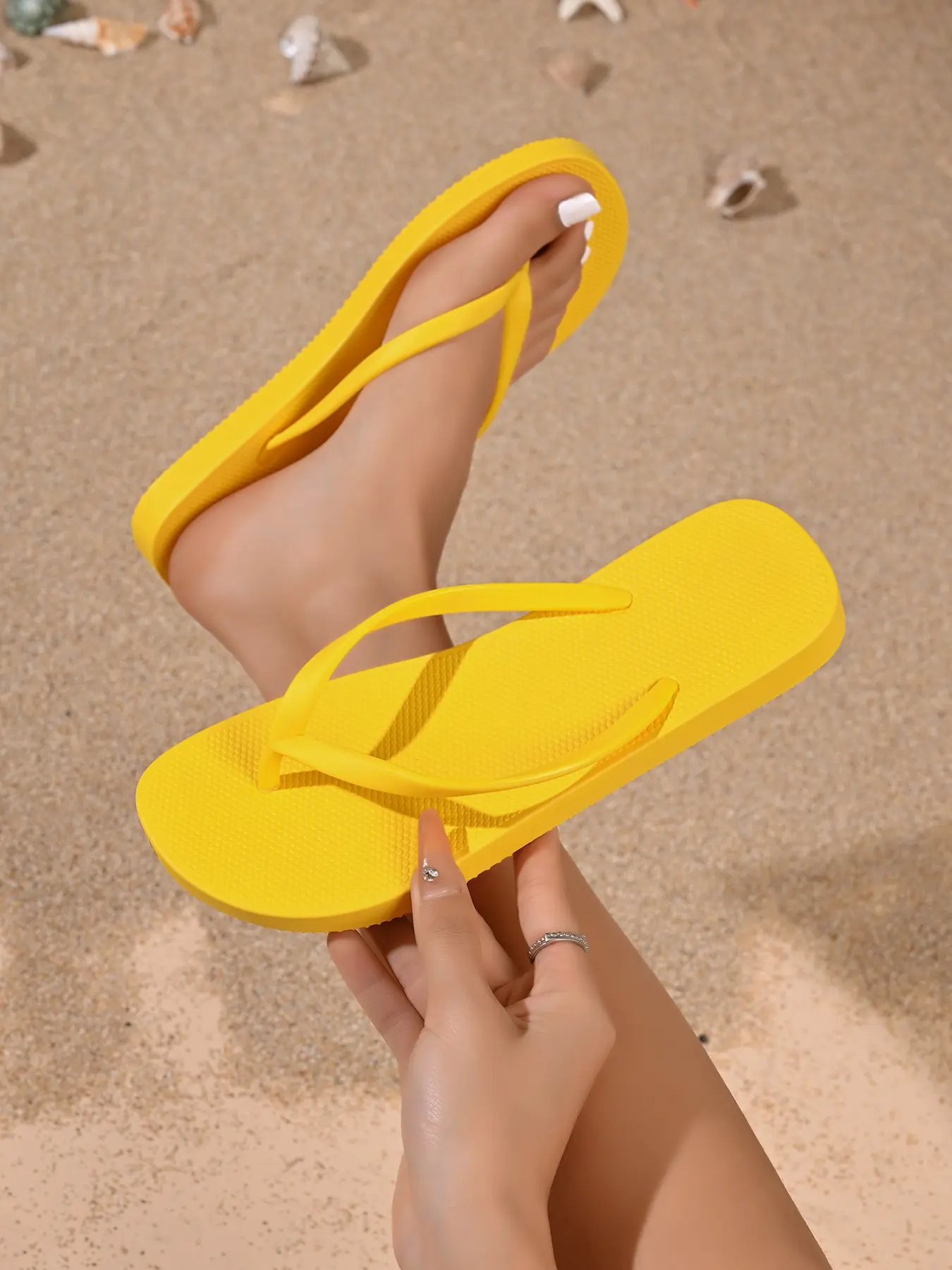Women's Comfortable Casual Sandals, Eva Material, Plain Design, Slip-On Summer Footwear, Beach Poolside Resort Shoes, Indoor Outdoor Use, Daily Wear Footwear, Flip Flop Slippers, Eva Flip Flops