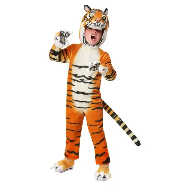 Toddler's Realistic Tiger Costume