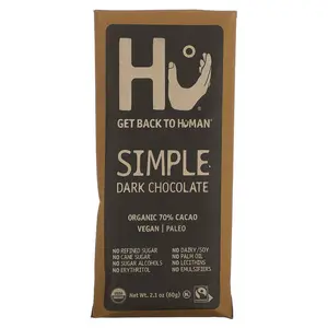 Hu Simple Dark Chocolate, 2.1 oz (60 g) Hu Simple Dark Chocolate, 2.1 oz (60 g)