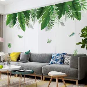 Wall Stickers Nordic  Green Plants Ins Wind Decoration  Water Proof