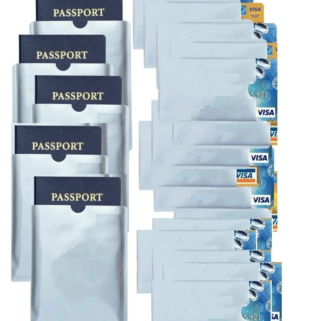 15x Credit Card + 5x Passport