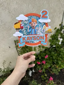 Blippi Shaker Cake Topper, 3D Caketopper