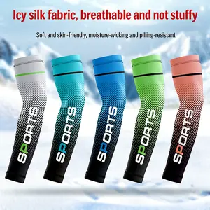 5 Pairs of UV-Blocking Arm Sleeves for Summer Heat，Stay Cool and Protected