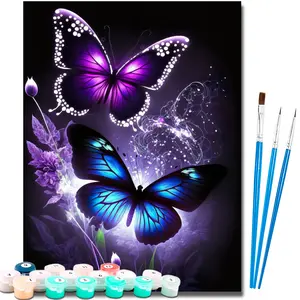 Paint by Numbers Kit for Adults Beginner,Easy Adult Paint by Number Kits on Canvas DIY Painting for Surprise Gift Home Wall Decor 16x20 Inch
