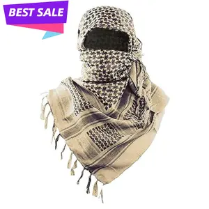 2026 Winter Tactical Shemagh Scarf for Men & Women, Keffiyeh Full Face Cover Neck Wrap, Windproof Dustproof Warm Cold Weather Gear, Soft Breathable Outdoor Scarf for Riding, Hiking, Camping, Hunting & Winter Sports