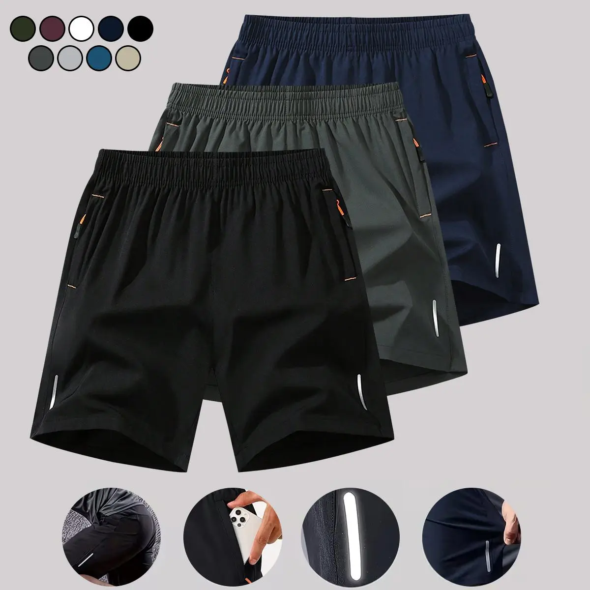 Black + Dark Gray + Concealment Blue