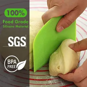Dough Scraper, Baking Dough Cutter, Soft Cream Scrapper, Home Kitchen Rolling Tool, Essential Bakery Equipment, Durable & Practical Design