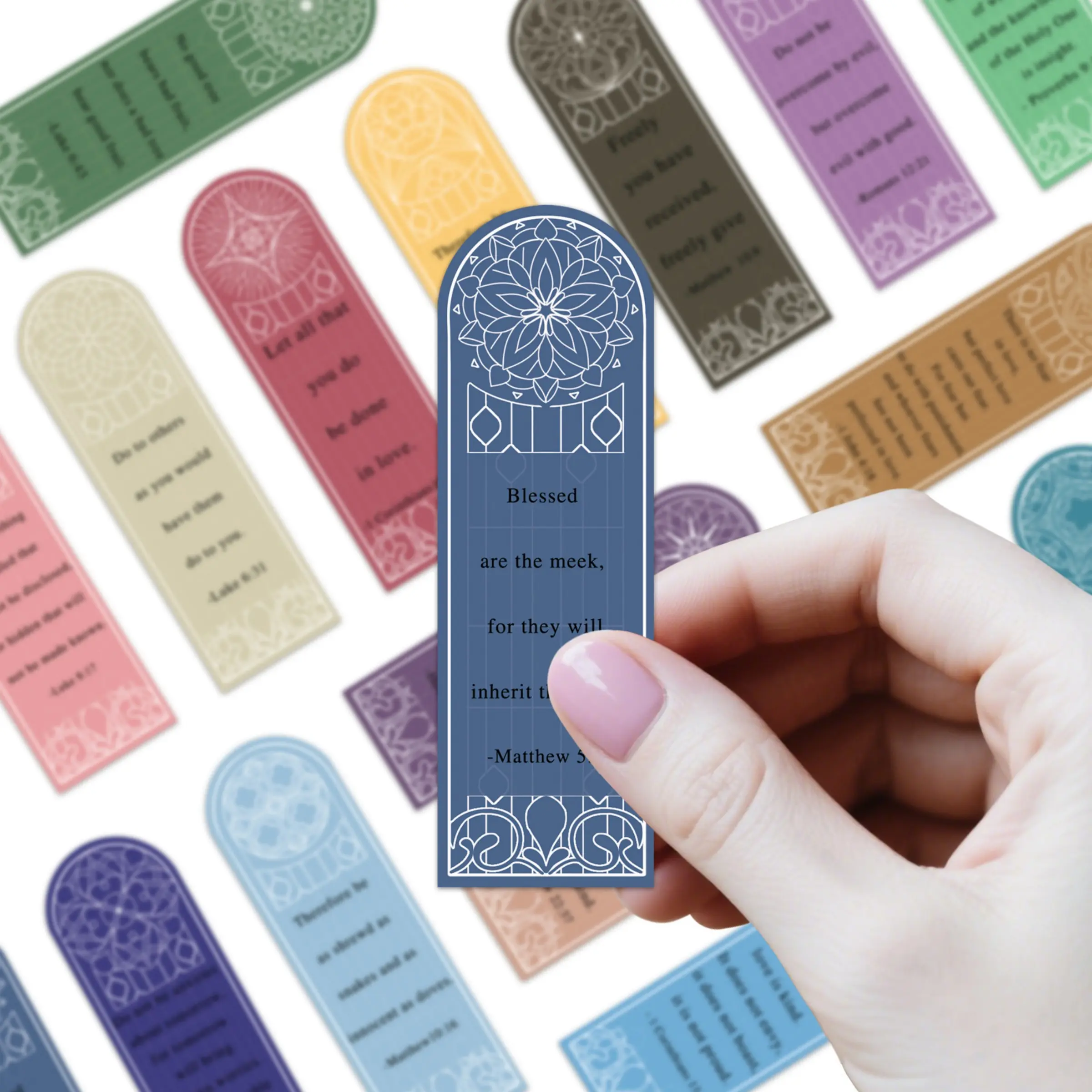 30-Piece Bible Bookmarks Set, Stylish Paper Annotation Cards, Learning Bookmarks & Reading Page Markers, Perfect for Studying