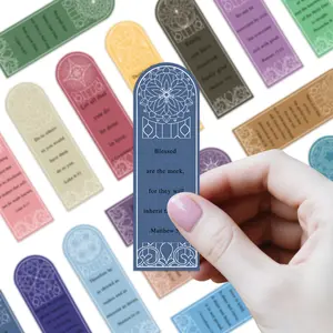 30-Piece Bible Bookmarks Set, Stylish Paper Annotation Cards, Learning Bookmarks & Reading Page Markers, Perfect for Studying