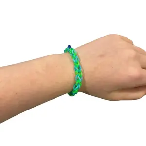 Blue and green bracelet