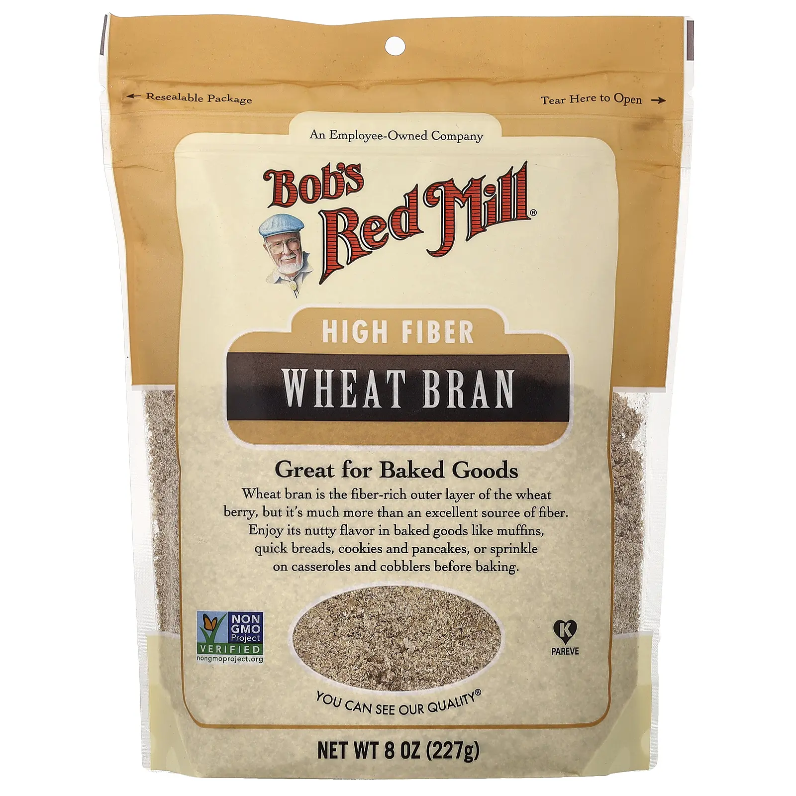 Bob's Red Mill Wheat Bran, 8 oz (227 g)