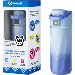 BOOST Smart Bottle with Reminder & Tracker, 16oz Kids Bottle for School, DIY Refrigerator Magnets, BPA-Free Vacuum Insulated Stainless Steel, Ideal for Children's Day