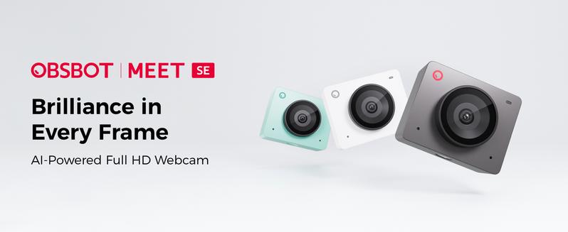 OBSBOT Meet SE 1080P Webcam with AI Framing Streaming Camera, 1/2.8" Sensor, Beauty Mode, Gesture Control, DOL HDR, Web Camera for Desktop and Gaming