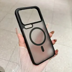 Matte Clear Shockproof Protective Phone Case Casing for Magsafe Case Xiaomi 17 Pro Max 15 Ultra 15T 14T Pro Magnetic Armor Hard PC Slim Cover