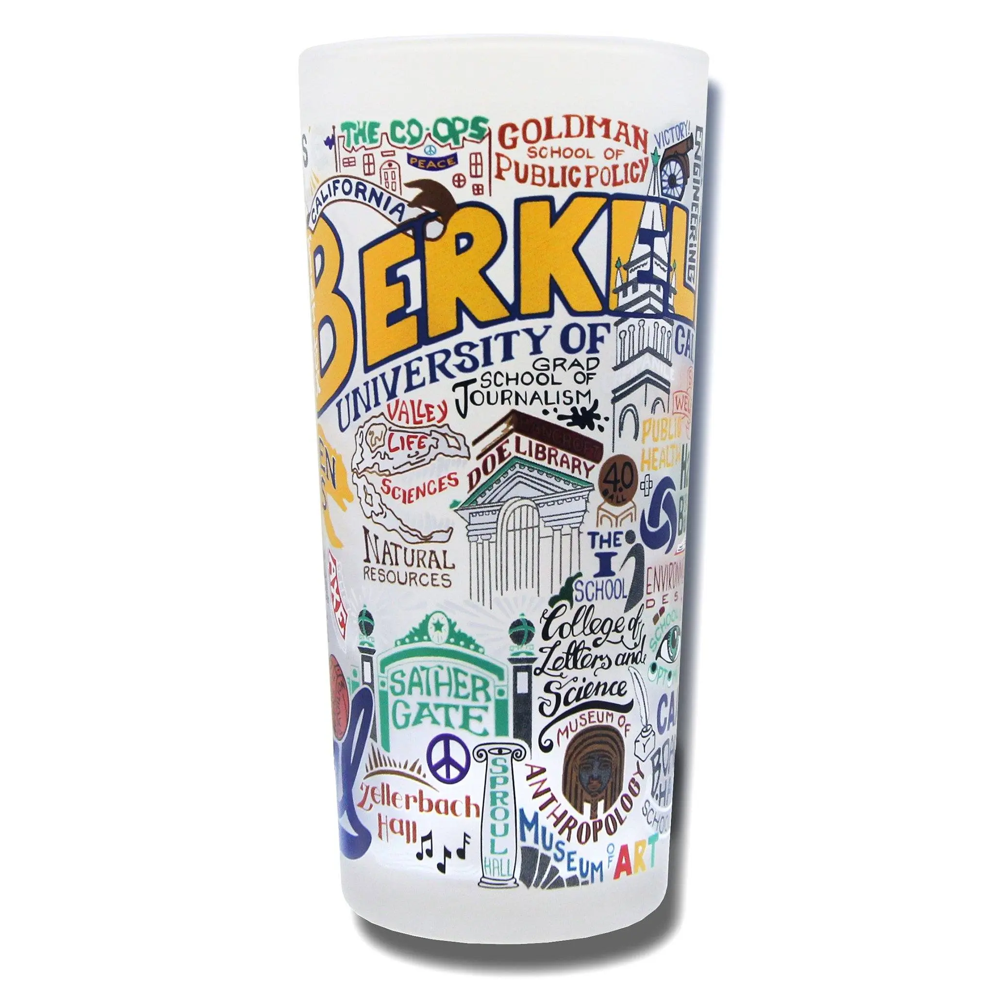 University of California, Berkeley Collegiate Drinking Glass
