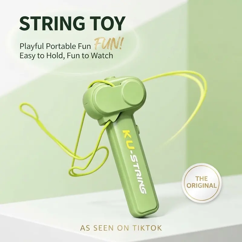 Compact Portable Electronic String Propeller Toy - Counter-Gravity Flying Rope Launcher, Cool Gadgets, Prank Gag Gift, Teen Boy Gift, Toys for Boys, Stress Relief Novelty Item