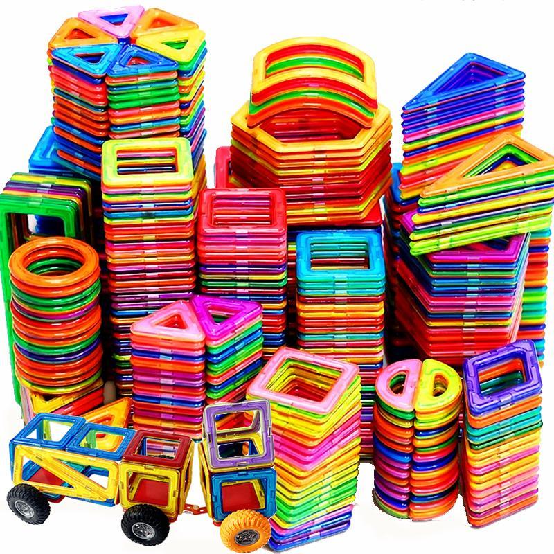 Grade R Colour Building Blocks Random Color Building Blocks, 38/80/97pcs/set 3D Stem Building ...