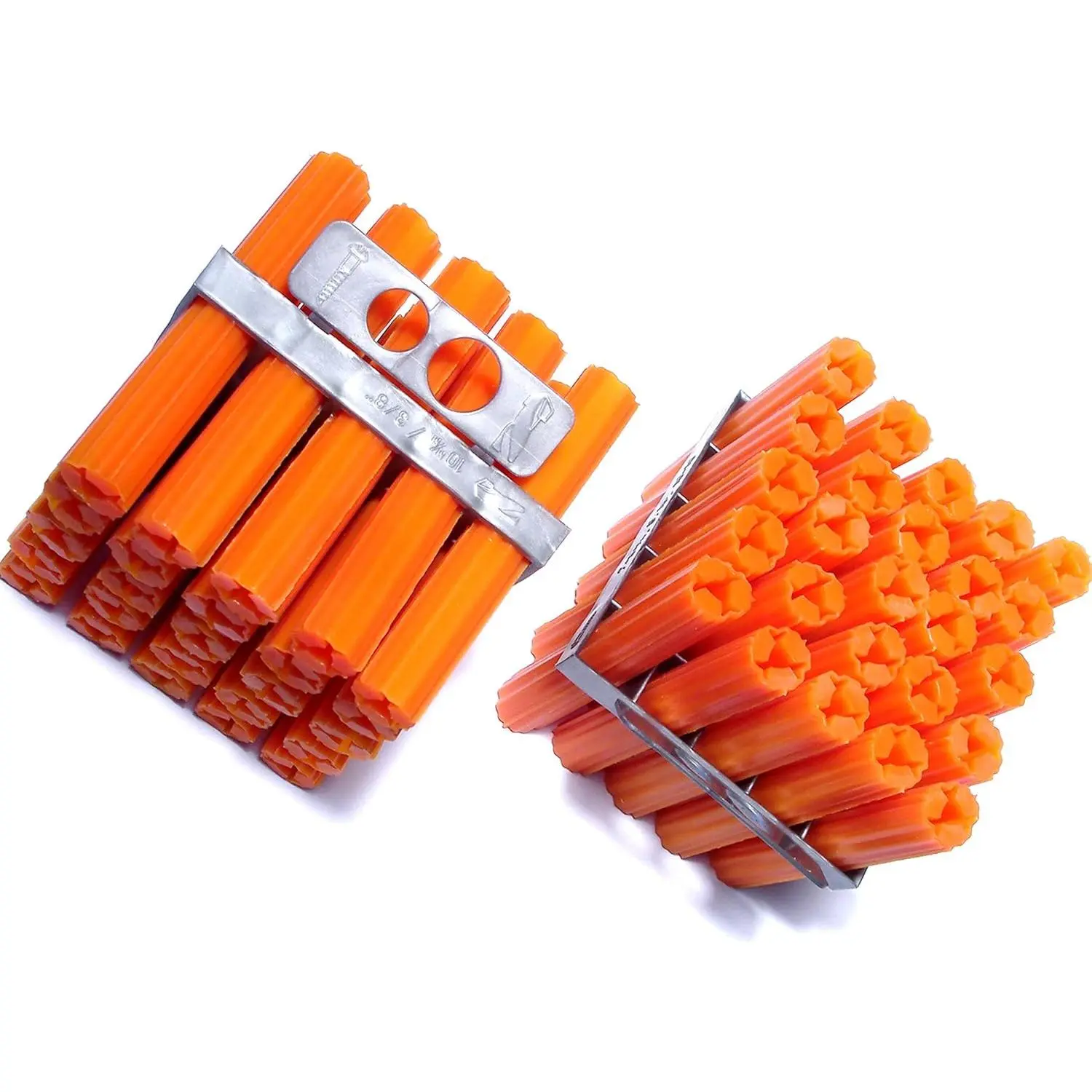 Screw Anchors, 3/8 x 2-1/2 in Expandable Construction Screw Anchors, 100 Pieces (SKU: 014973238988), Expandet Screw Anchors