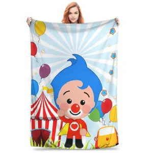 Plim Plim Blanket Clown Plims Blanket Cartoon Plush Awesome Soft Throw Blankets For Home Autumn/Winter Children's Blankets