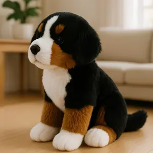 Bernshan dog plush toys, dog stuffed animals, children's plush toys, children's stuffed animals, boys, girls, children, friends, family, birthdays, holidays, Children's Day gifts