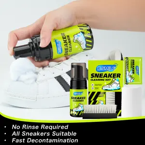 X-SMILE sports shoe cleaning wet wipes; dedicated cleaning wipes for white sneakers and mesh shoes; basketball shoe care cleaner; stain remover cleaning liquid; dry cleaning agent