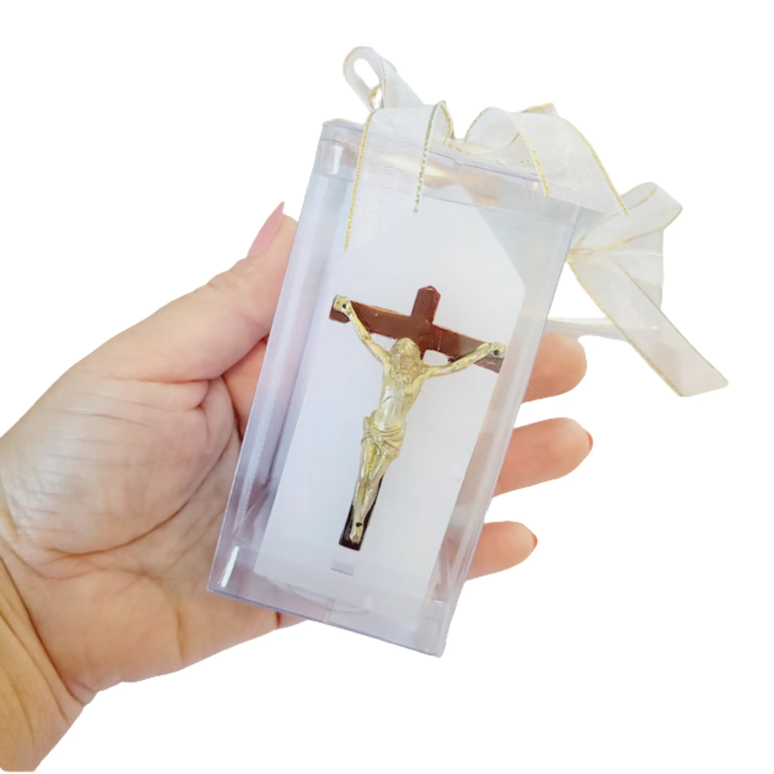 Jesus Christ Themed Candle in Gift Box, Religious Home Decor, Festive Light Ornament for Party Gifts