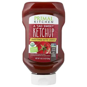 Primal Kitchen A Tad Sweet™ Ketchup, Sweetened with Honey, 1 lb 2.5 oz (524 g)