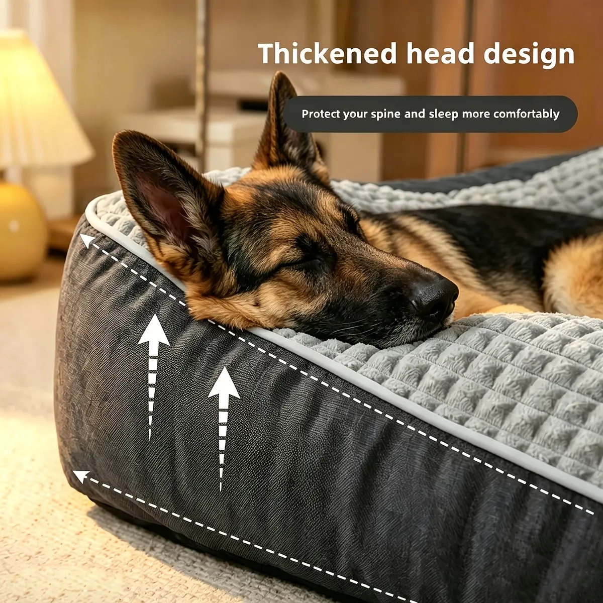 Oversized Medium/Large Dog Bed and Cat Pad | 4 sizes available | Thick orthopedic pet mattress | Large pet beds suitable for all dog breeds and sizes | Plush supportive sleeping pad for joint relief | Durable and long-lasting pet furniture