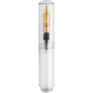 2.0 Mini Pocket-Size Eyedropper Fountain Pen F Nib 0.5mm Transparent
