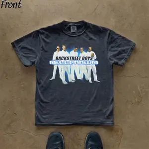 Vintage Backstreet Boys Into The Millennium Graphic Tee, Millennium Album Merch, Into The Millennium Concert Merch, Retro 90s Iconic Music Band, Gift for 90s Music Lover, 100% Cotton Lightweight Shortsleeve