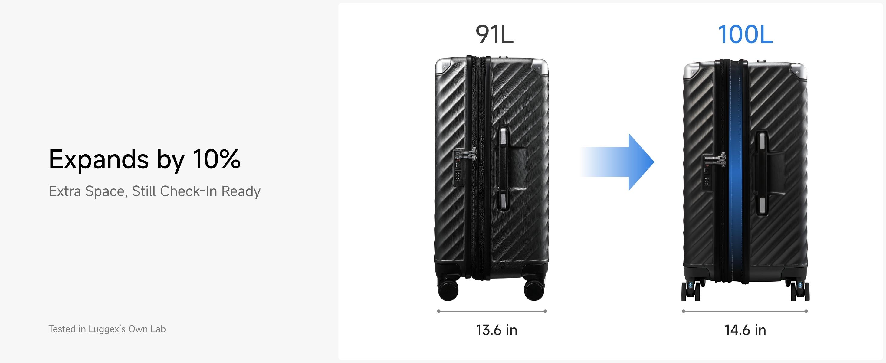 LUGGEX 28 Inch Trunk Luggage, Expandable PC Hard Shell Large Checked Suitcase with Shock - Absorbing Wheels & TSA Lock LUGGEX 28 Inch Trunk Luggage, Expandable PC Hard Shell Large Checked Suitcase with Shock - Absorbing Wheels & TSA Lock