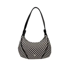 The Iris Glow Up Tessellate Bag (#2014) Water Resistant Leather Shoulder Bag - By Iris & Rainbow