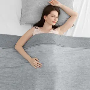 Elegear Cooling Blanket Throw - Arc-Chill 3.0 Cool Fiber Breathability Cotton for Night Sleepers, Lightweight Summer Blankets, Softness and Natural