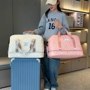 Women's Travel Bag Short Trip Luggage Large Capacity Handheld Tourist Bag Lightweight Waterproof Maternity Bag Portable Storage Bag Travel Essentials Bag