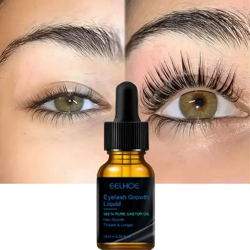 7-Day Transparent Lash Serum Growth, Daily Cosmetic Eyelash & Eyebrow Enhancer - Fast Growth, Longer, Thicker Lashes, Eyebrow Repair, Natural Eyelash Lift