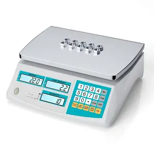 Counting Scale 15kg/33lb x 0.1g Industrial  Scale with  for Small , , Pieces, , Tickets(lb/oz/g/kg)