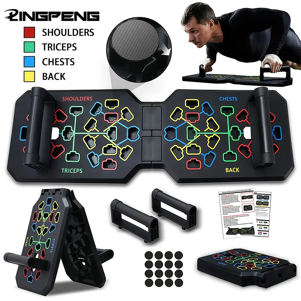 Push Up Board Multi-Function Push Up Bar Push up Handles Professional Home Workout Gym Equipment Strength Training Push Up Stand Multifunctional Home Gym Home Fitness Equipment Home Workout Gear Exercise Equipment For Home