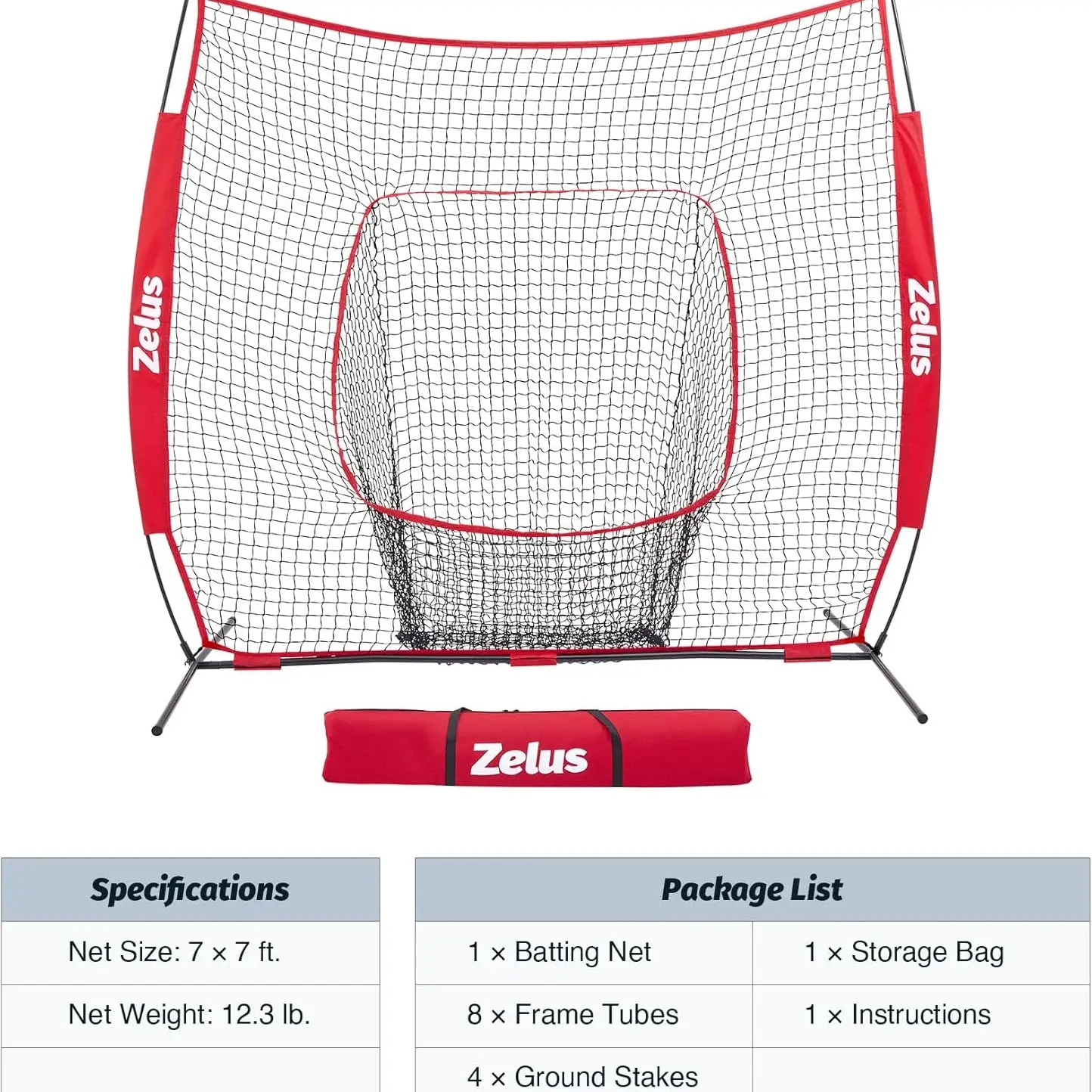 Red (No batting tee and Ball)