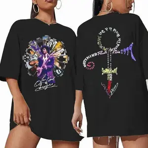 Prince Album 2 side Shirt, Prince Fan Love Symbol T-Shirt, Memory, Purple Rain Tee, Unisex Q