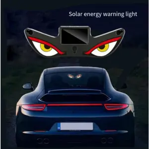 2026 New Solar Demon Eye LED Car WindowDecoration, Featuring Vibration Sensor andDual Charging Modes, Drill-Free WaterproofDesign for Trucks, Vans and Various VehicleTypes